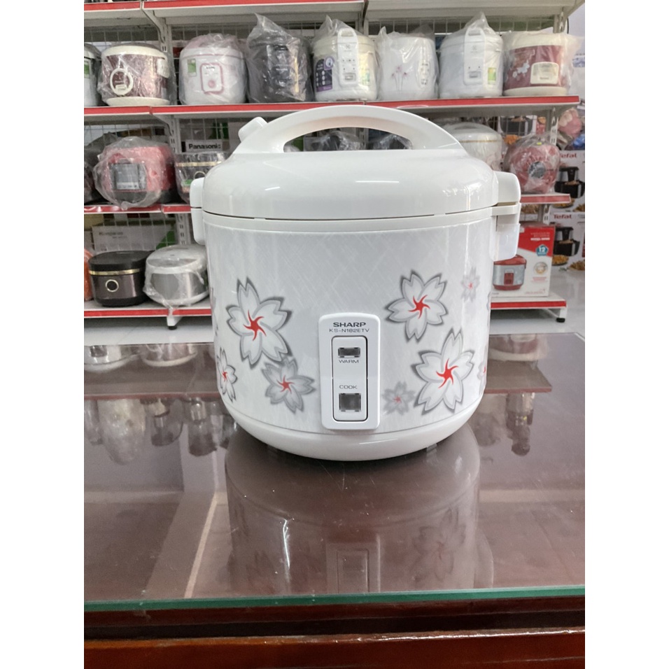 Nồi cơm điện Sharp 1.8 lít Thái Lan KS-N182ETV - Hàng trưng bày