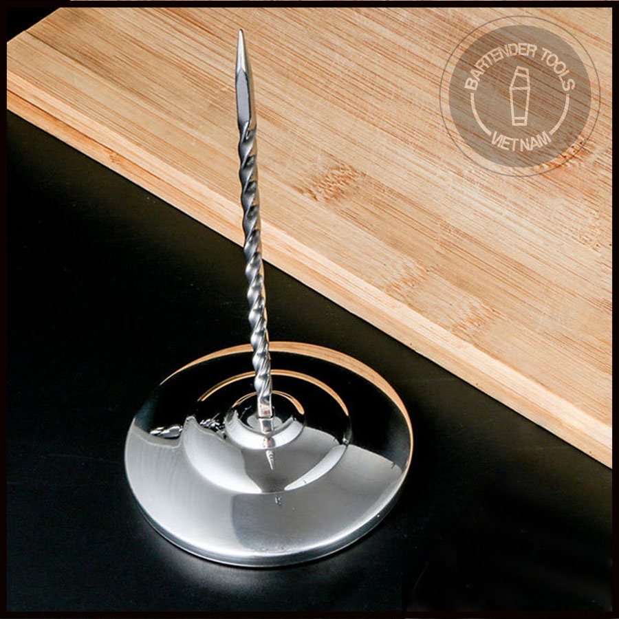 Cây ghim hóa đơn order inox dòng thân xoắn đế bám