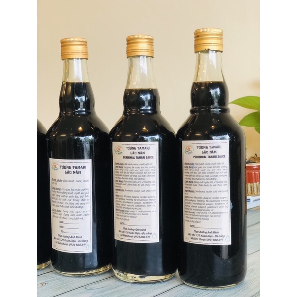 Tương tamari hơn 3 năm không đường không chất bảo quản- Thực dưỡng Ánh Minh