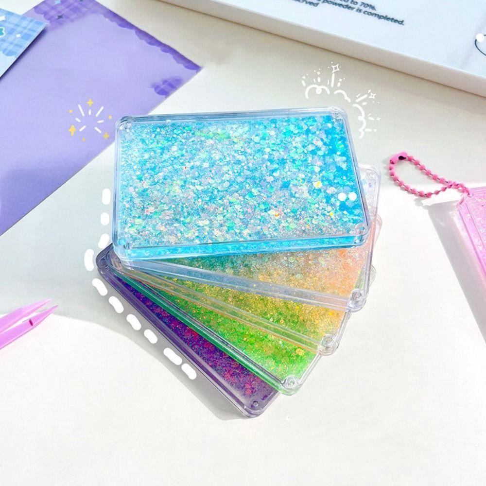 Khung Ảnh Bằng Acrylic Trong Suốt Họa Tiết Cát Chảy Dầu Goo Goo Dành Cho Học Sinh