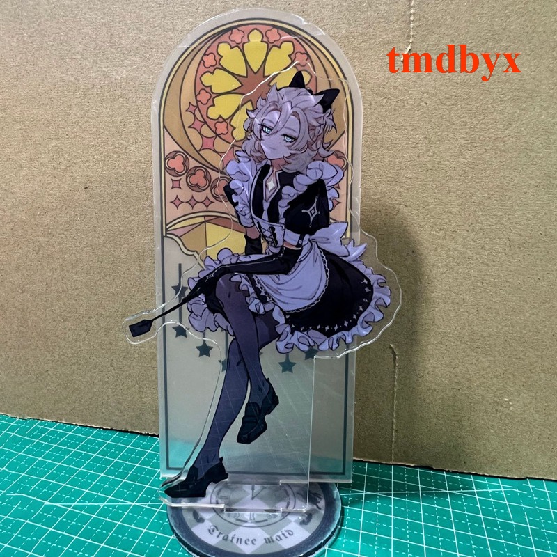 Tmdbyx Mô Hình Anime Genshin Va Chạm Diluc Venti Xiao Zhongli Scaramouche Heizou Cyno Acrylic Để Bàn Trang Trí