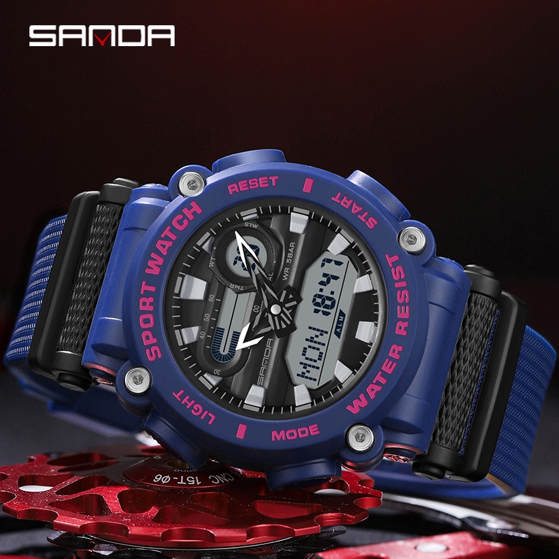 Đồng Hồ Thể Thao Nam SANDA China-Chic Chống Thấm Nước Đa Năng Sang Trọng SD3139-7