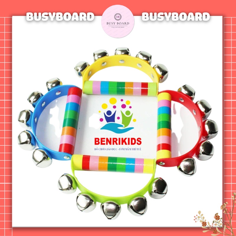 Xúc Xắc Lục Lạc Nhiều Màu Sắc Kiểu Bán Nguyệt Cho Bé Phát Triển Thính Giác Thị Giác