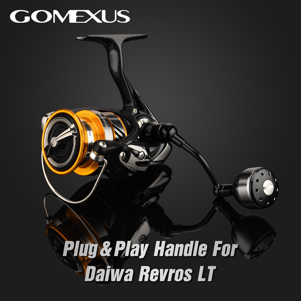 Tay quay máy câu cá GOMEXUS không cần nguồn 57mm thích hợp cho Shimano Sienna FX Nasci Daiwa Revros LT RR