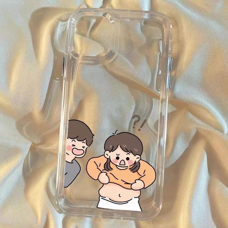 Ốp lưng iphone dành cho các cặp đôi yêu nhau hoạt tiết nam nữ hoạt hình khoe múi khoe mỡ cute , Ốp đôi tình yêu
