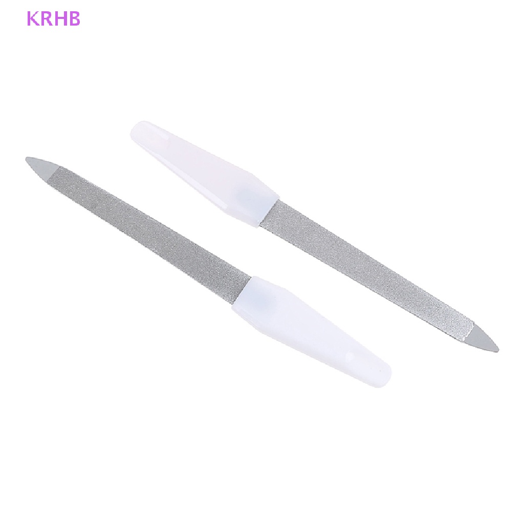 Dũa Móng Tay Bằng Thép Không Gỉ Hai Mặt Mới