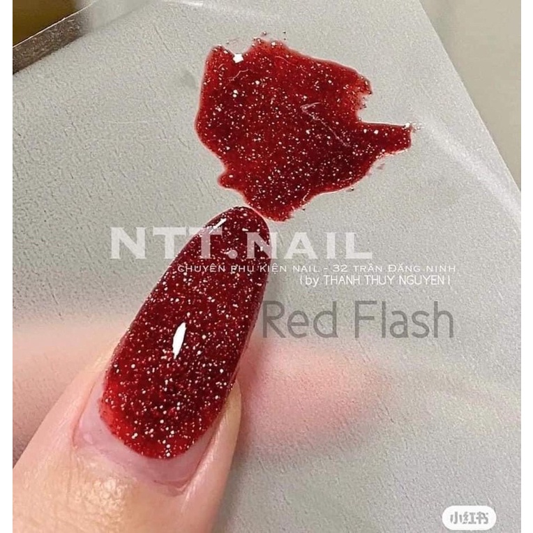 Sơn nhũ Flash tách lẻ mầu Đen, đỏ, vàng, bạc