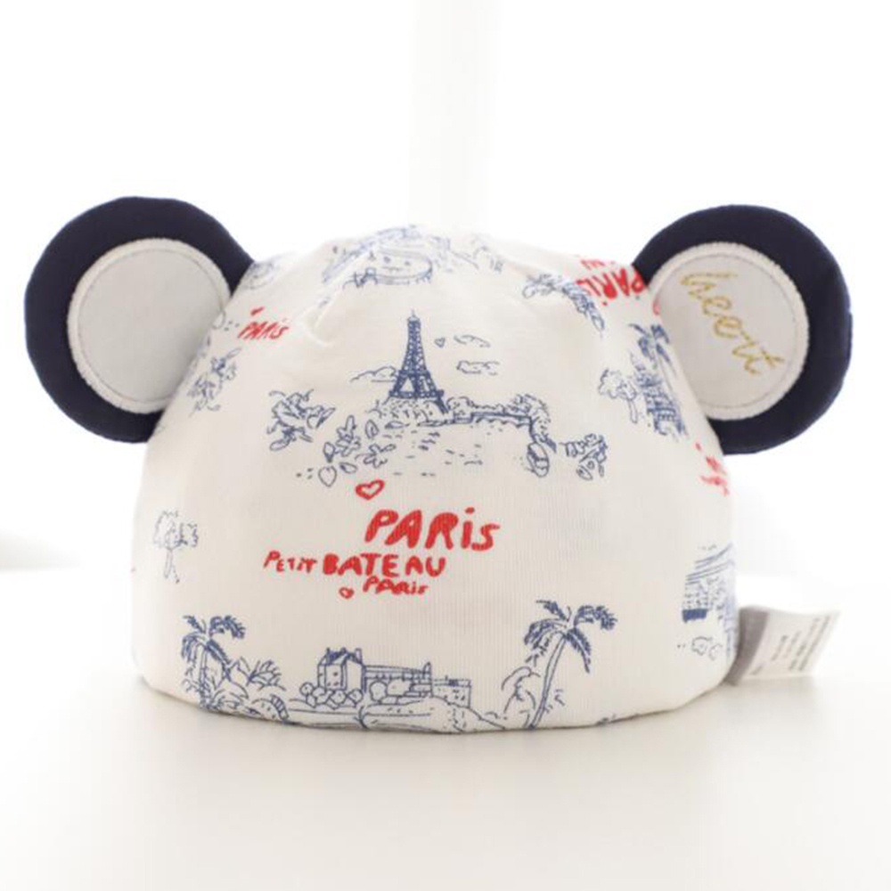 Mũ Cotton In Họa Tiết Hoa / Ngôi Sao Hoạt Hình Dễ Thương Thời Trang Thu Đông Cho Bé Gái 0-3 Tháng Tuổi