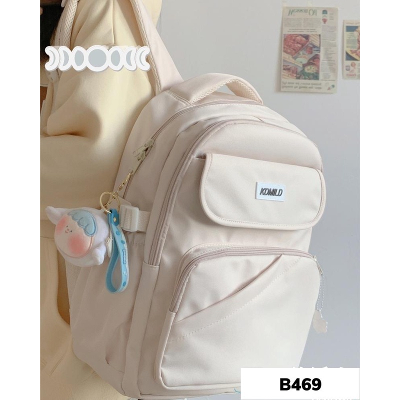 Balo đi học nữ nhiều ngăn cao cấp thời trang học sinh cấp 2 cấp 3 B469