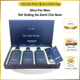 Set Ohui Dưỡng Da Dành Cho Nam Ohui For Men Hàn Quốc, Dưỡng Ẩm Cho Da Và Kiểm Soát Bã Nhờn