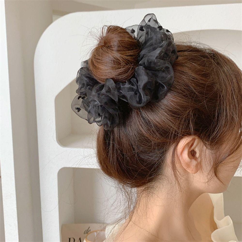 Dây Buộc Tóc Cao Su In Họa Tiết Trái Tim Đơn Giản Thời Trang Cho Nữ 2life