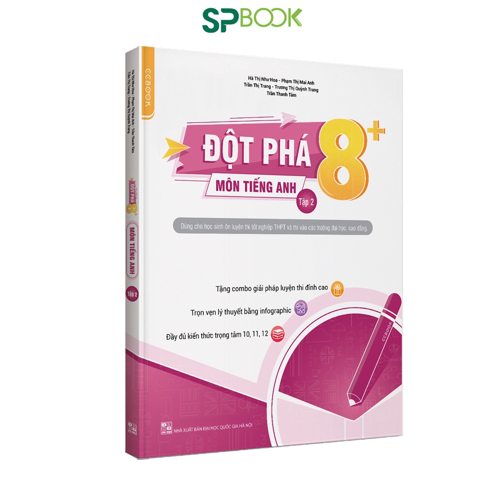Sách đột phá 8 cộng môn tiếng anh tập 2 tái bản