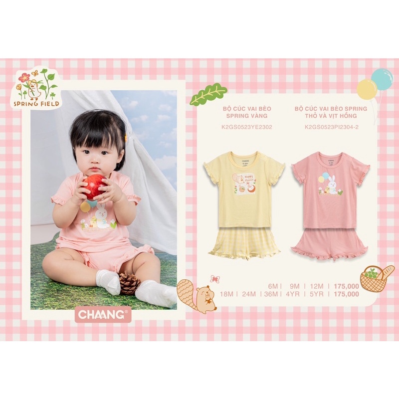 Chaang bộ cộc tay xuân hè cho bé SS23D01