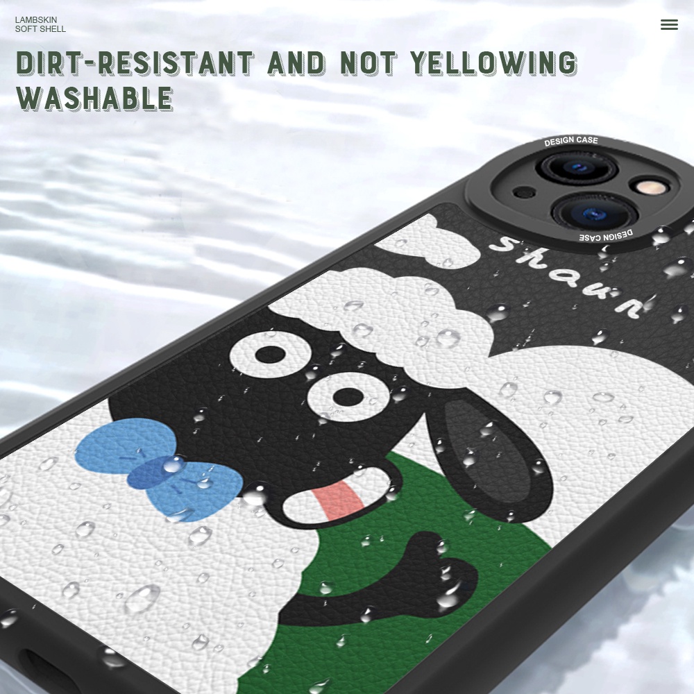 Realme Narzo 20 30A 50A 50 GT Neo 2 3T X XT X2 Prime 5G Cho Ốp lưng điện thoại In Hình Lambskin Cartoon Shawn Sheep
