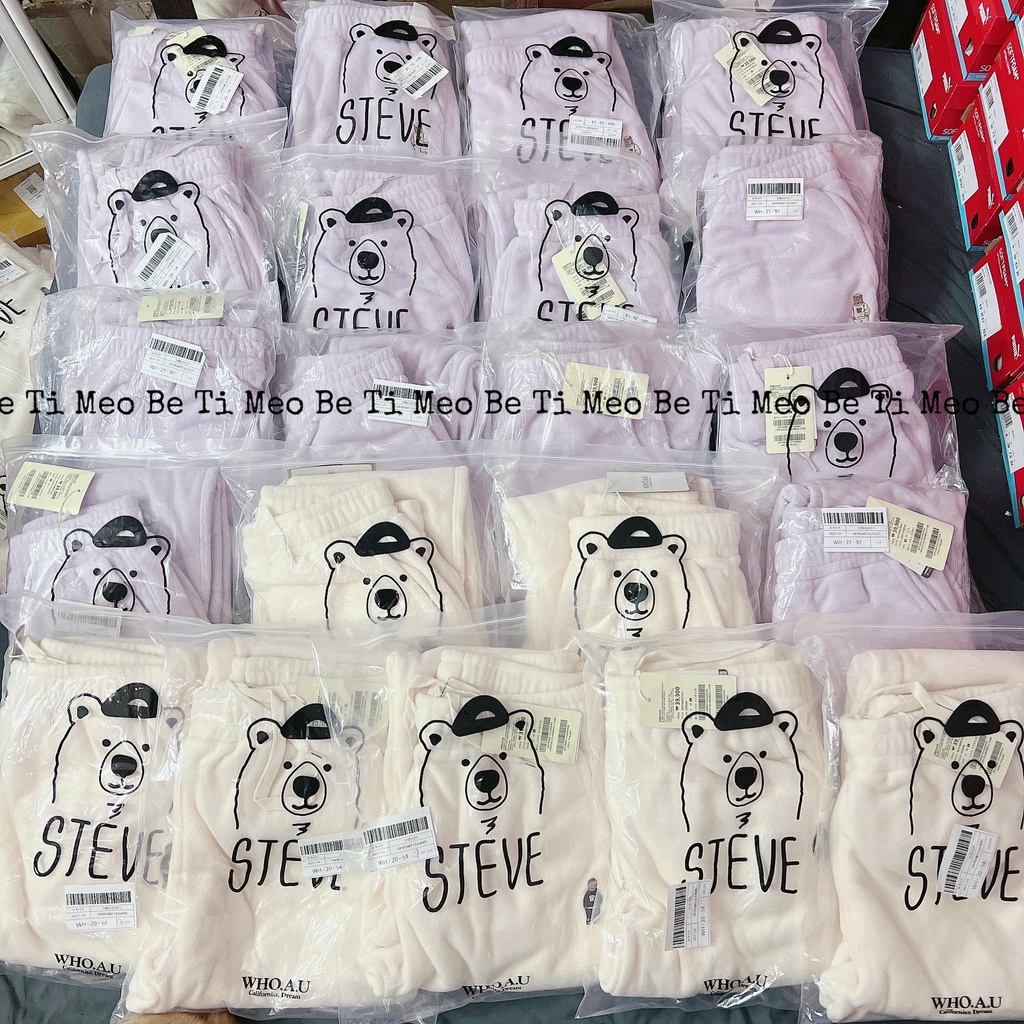Quần bo gấu nỉ bông sale 70%