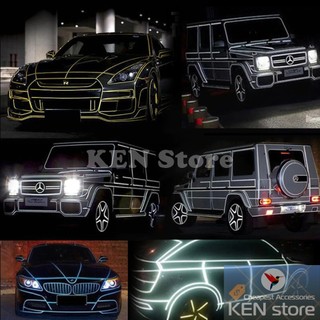 Cuộn decal phản quang 5m dán xe đạp, xe máy, ô tô