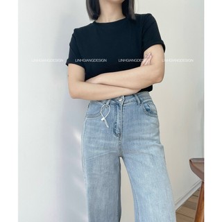 Áo thun nữ dáng basic thời trang cao cấp