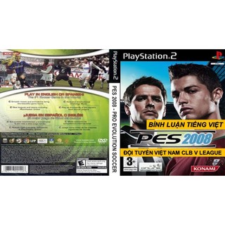 Trò chơi pes 8 cho máy game ps2 phiên bản tiếng việt