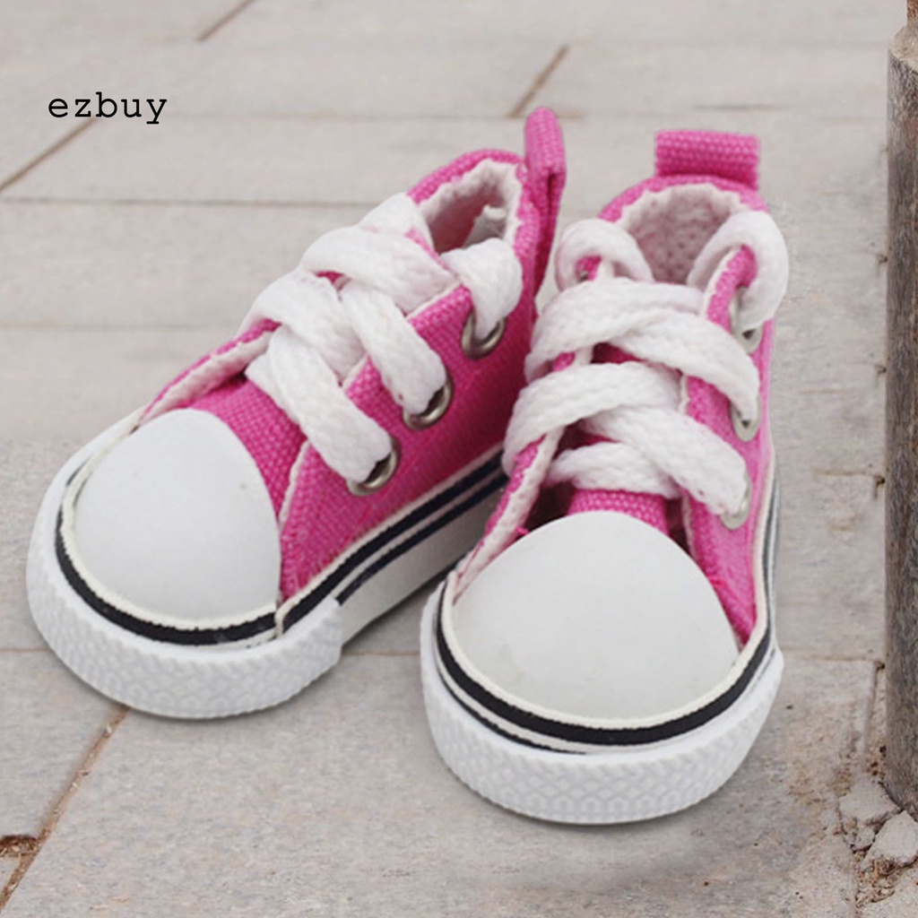 1 Đôi Giày Vải Canvas 5cm Thời Trang Cho Búp Bê