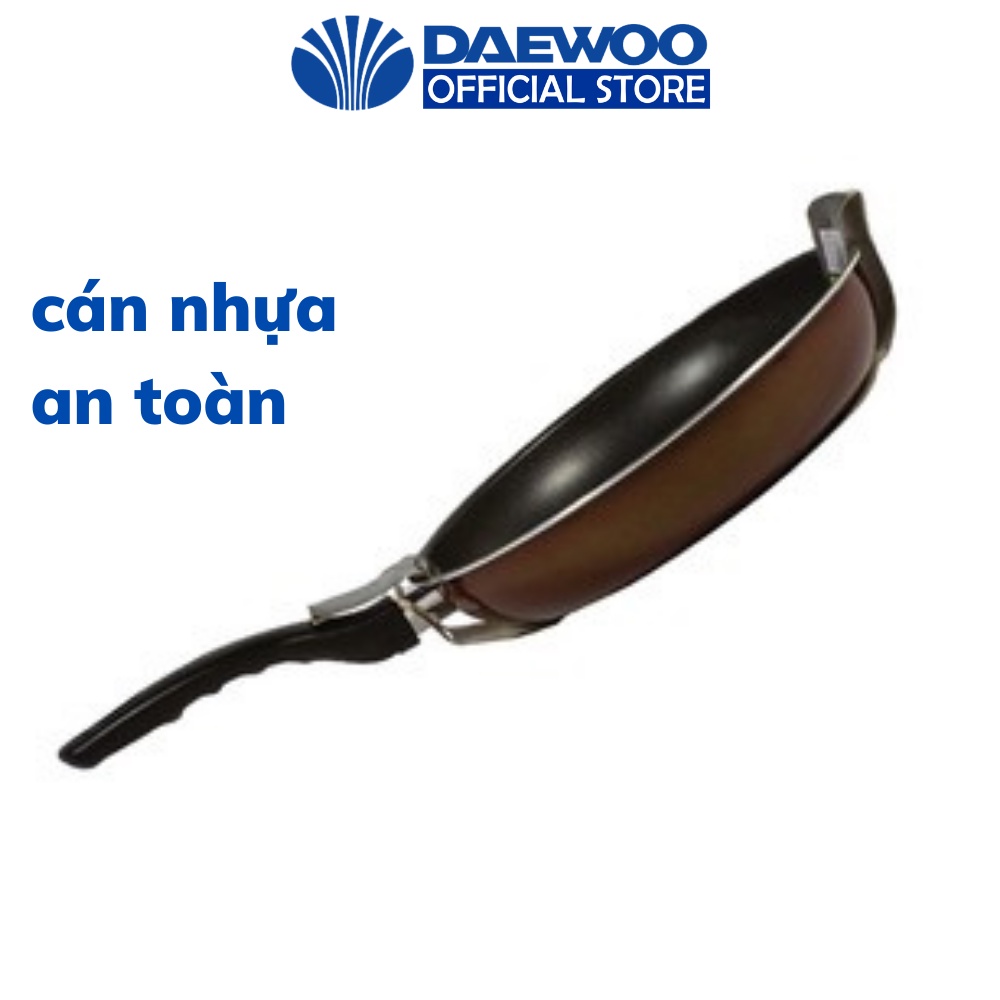 Chảo cạn chống dính phủ đá hoa cương |Daelux 28cm Made in Korea DXF-M28 tỏa nhiệt đều
