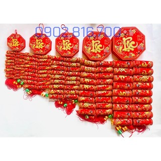 Mô hình Dây pháo treo trang trí tết dài 70cm 90cm 1m1 1m5 1m9