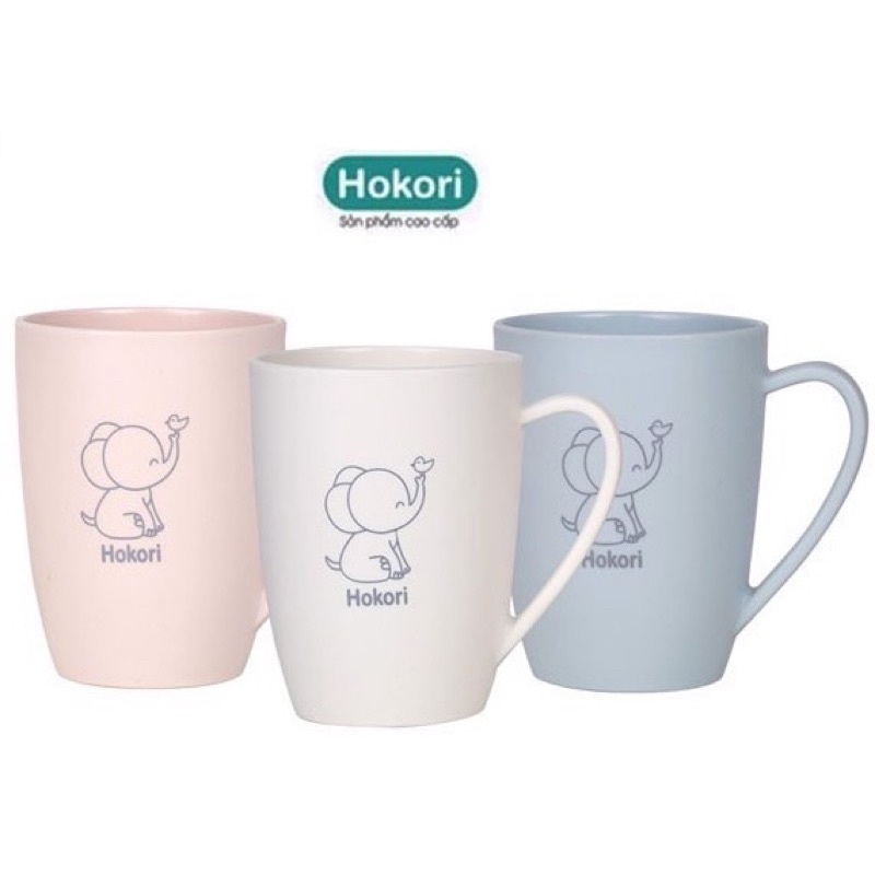 Cốc Nhựa Lúa Mạch 400ml Hokori Inochi Cao Cấp #6362