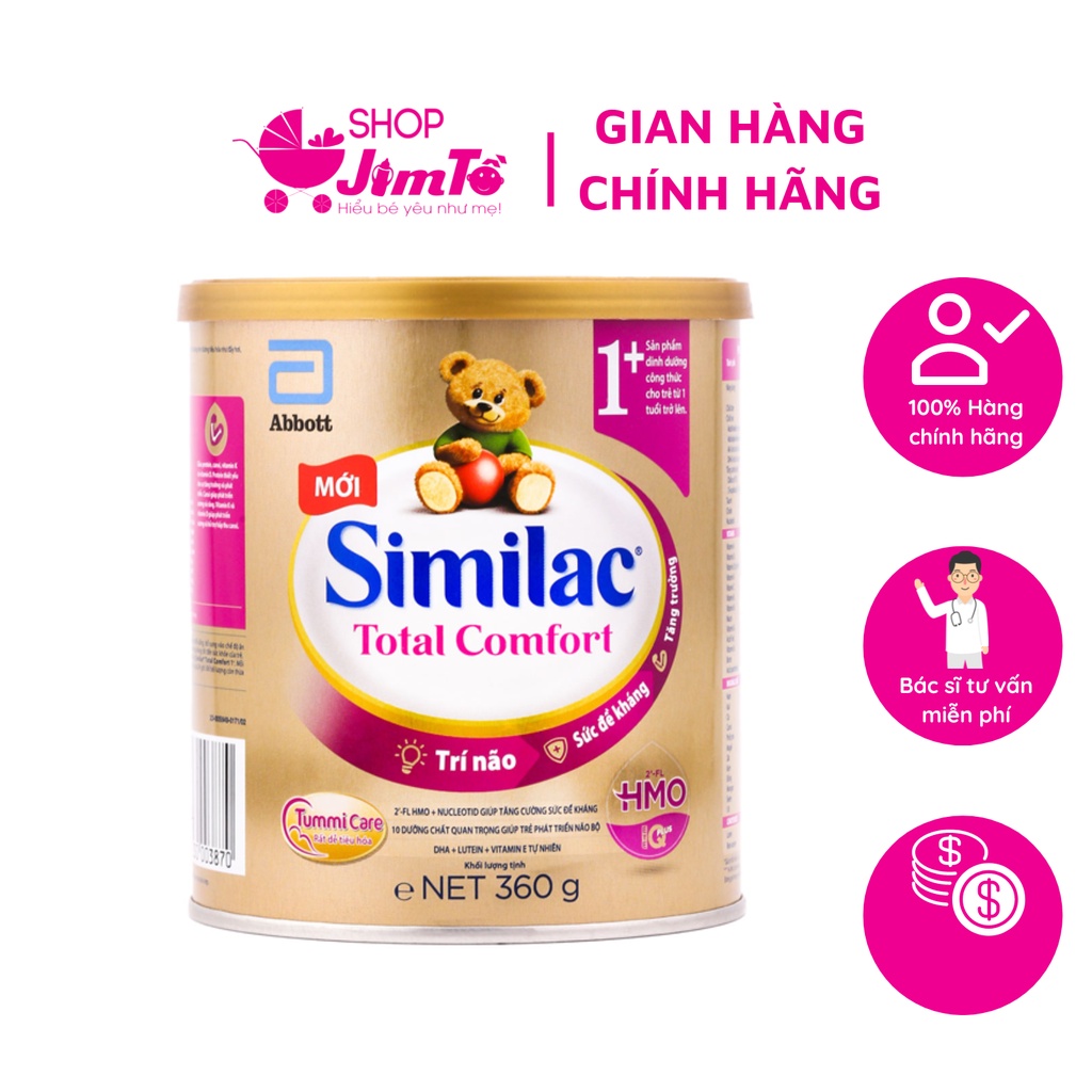 Sữa Similac Total Comfort số 1 Thích Hợp Cho Trẻ Gặp Vấn Đề Về Tiêu Hóa, Hấp Thu Hoặc Kém Dung Nạp Hộp 360g
