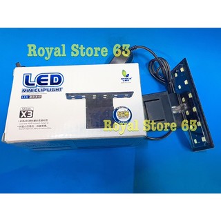 Đèn led hồ cá, thuỷ sinh jeneca x3 | đèn led kẹp 5w