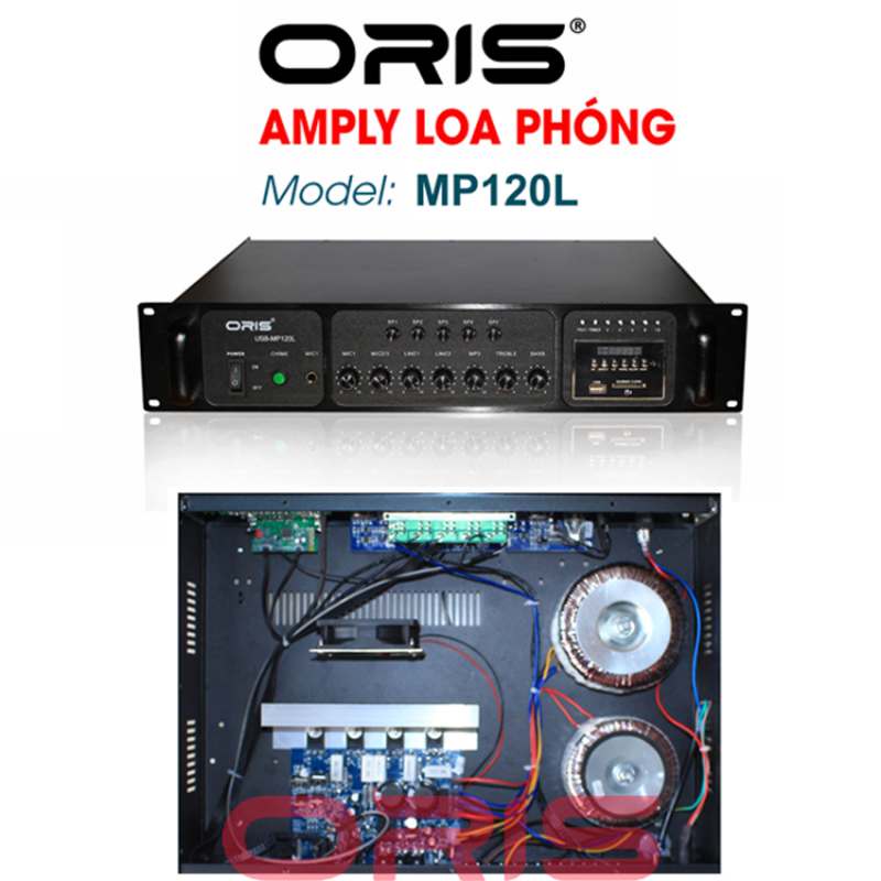 Amply loa phóng oris MP120L công suất 120W