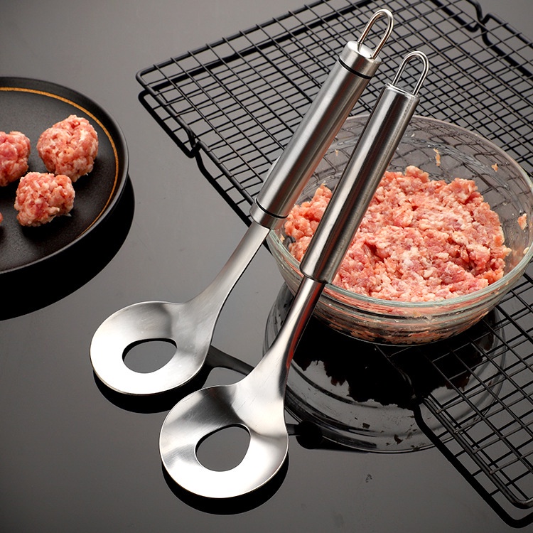 Muôi Nặn Thịt Viên, Dụng Cụ Làm Món Mọc, Chả Viên Chất Liệu Inox Cao Cấp 88356