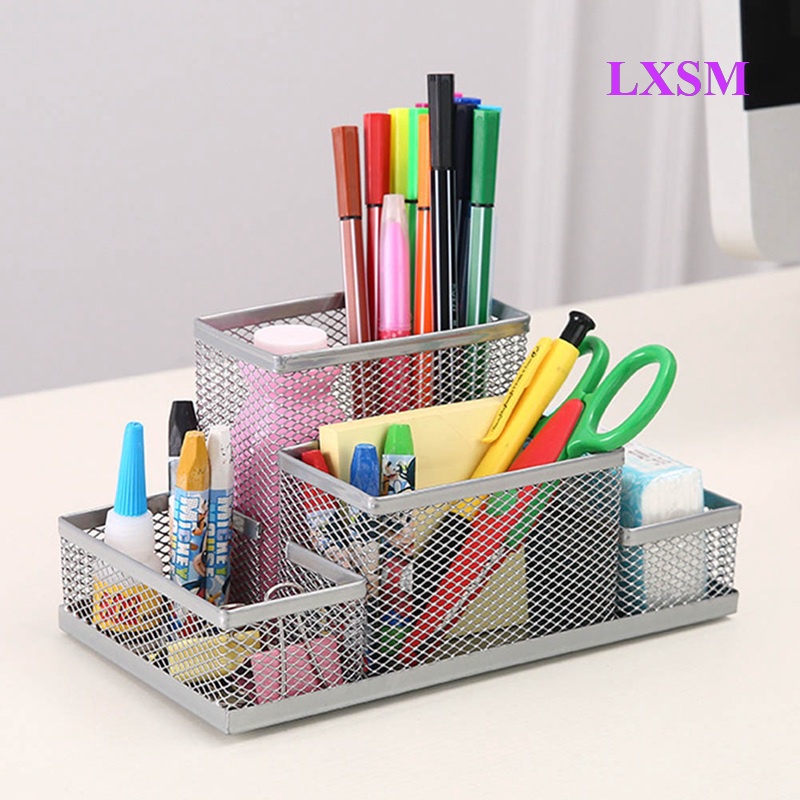 Hộp Đựng Đồ Dùng Để Bàn Màu Đen Tiện Dụng