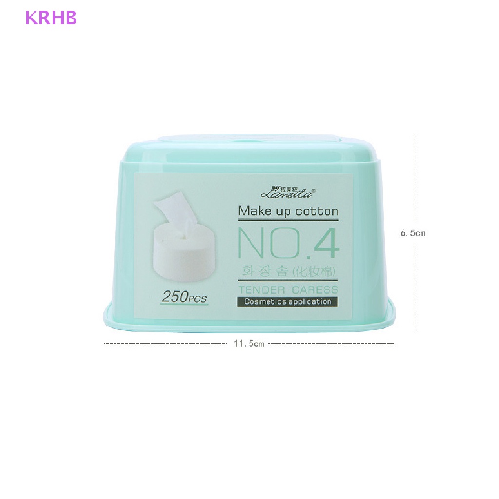 Hộp 250 Bông Tẩy Trang Làm Sạch Sâu Chất Lượng Cao