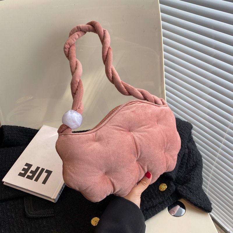 Túi Xách Đeo Vai Chất Liệu Nhung Thiết Kế Đơn Giản Thời Trang 2022 Cho Nữ