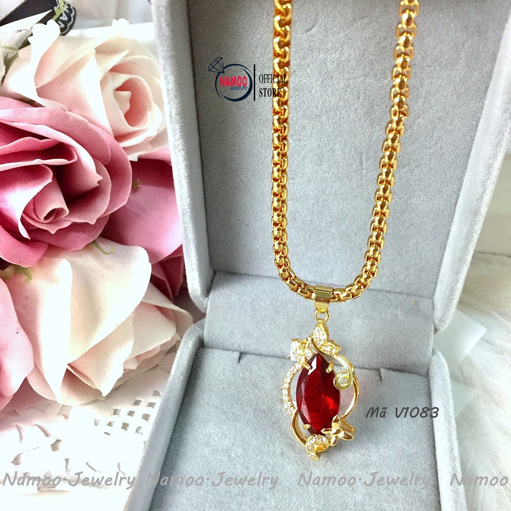 Dây Chuyền Đính Đá Tinh Xảo Với Phong Cách Trẻ Trung, Năng Động Cho Nữ V1083 Namoo Jerwelry