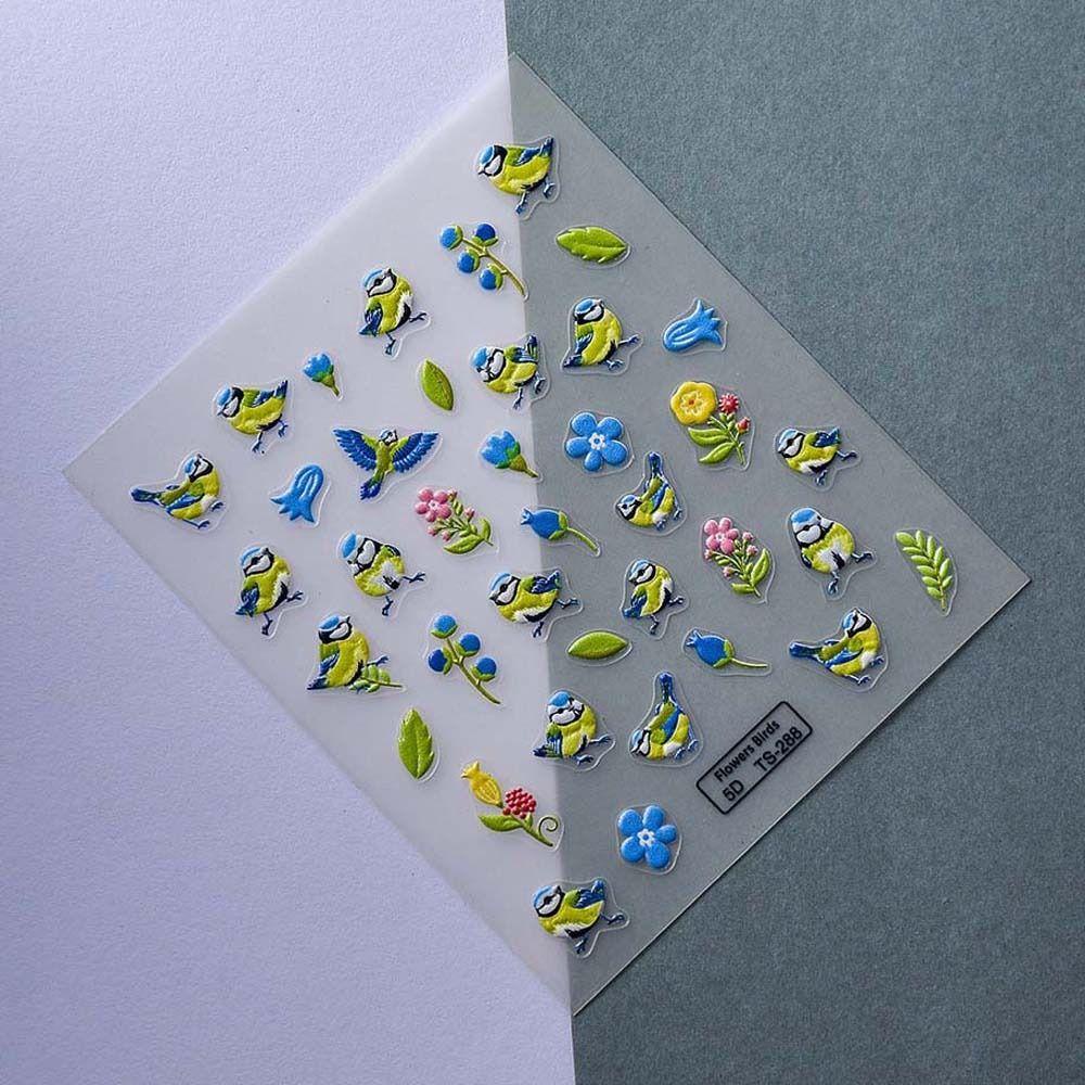 Miếng Dán Trang Trí Móng Tay Phong Cách Trung Hoa Cổ Điển Thời Trang DIY