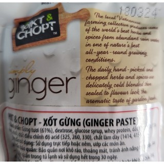 [túi 75g] XỐT GỪNG [VN] PIKT CHOPT Ginger Paste