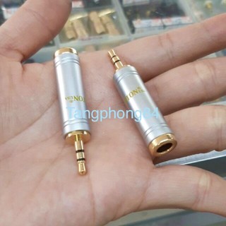 Jack chuyển 3 li stereo ra 6 li cái - giá 2 cái 80k
