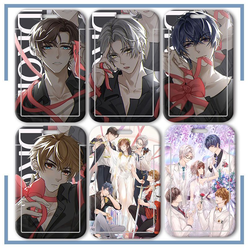 Vỏ Bảo Vệ Thẻ ID / Thẻ ID Họa Tiết Hoạt Hình Tears of Themis Kèm Móc Khóa