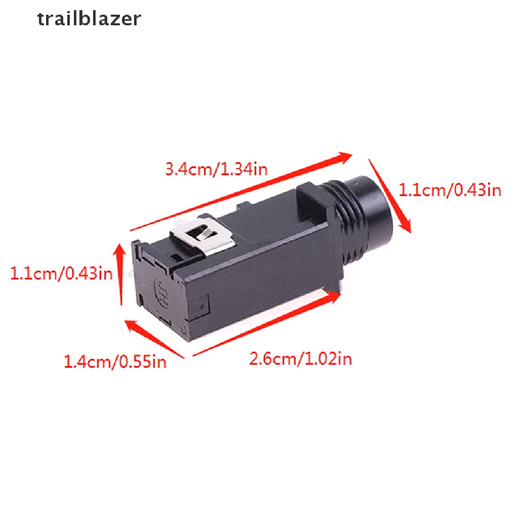 Set 5 Jack Cắm Âm Thanh Thẳng Hai Kênh Chuyên Dụng Cho Micro