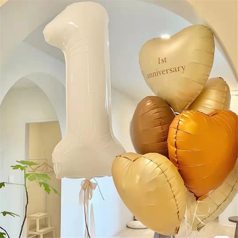 Bong Bóng Hình Số 0-9 32 Inch Nhiều Màu Sắc Dùng Trang Trí Tiệc