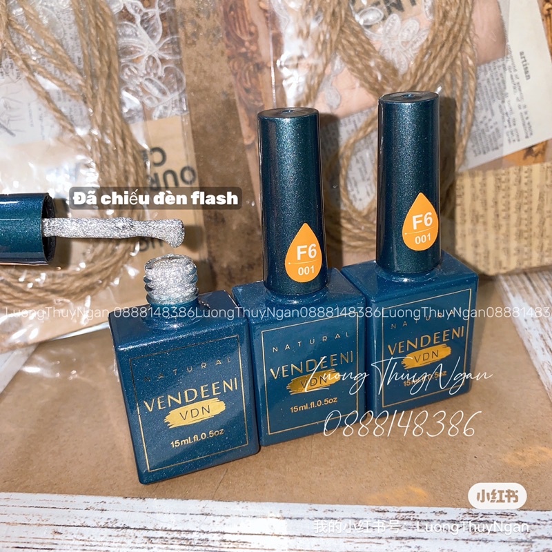 Nhũ flash siêu sáng chính hãng , sơn gel kim tuyến sẵn 2 màu vàng bạc - chai 15ml