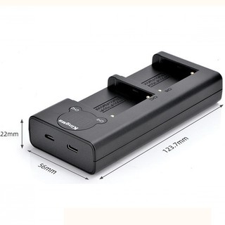 Sạc đôi kingma for sony np-f970/f750/f550