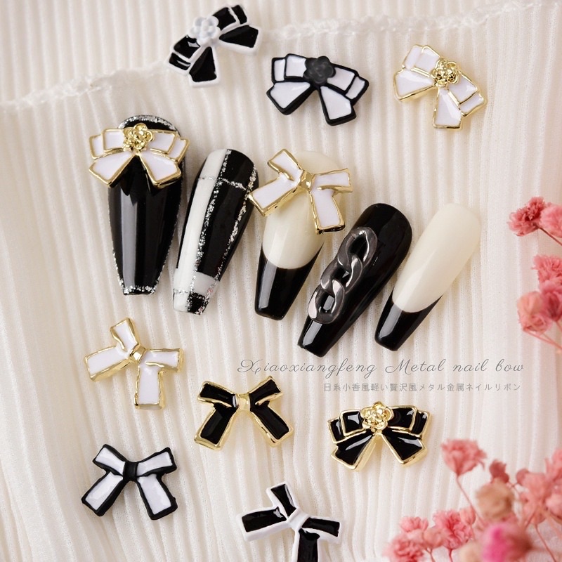 Set 5 Charm Nơ Trang Trí Móng