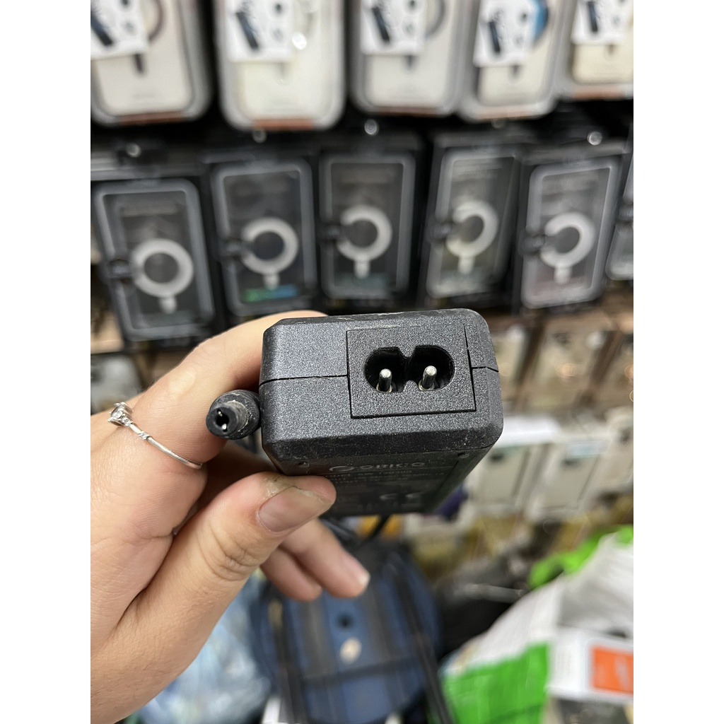 Adapter Nguồn 12V 3A chân có kim Etrust AC EN12A KÈM DÂY NGUỒN HÀNG MỚI KHÔNG HỘP VỎ XƯỚC ORICO