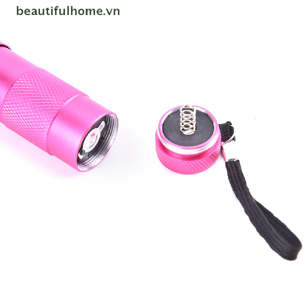 Đèn UV Silicone Nhấn Tay Làm Móng 12 Bóng Led