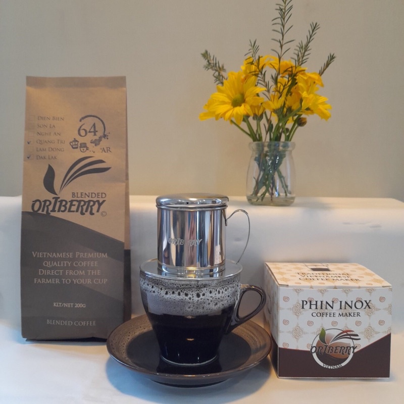 Cà phê nguyên chất CHÍNH HÃNG và phin inox 304