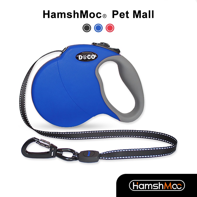 HamshMoc Dây Dắt Thú Cưng Đi Dạo Bằng Nilon Phản Quang Một Nút Chống Rối Và Tháo Gỡ Linh Hoạt