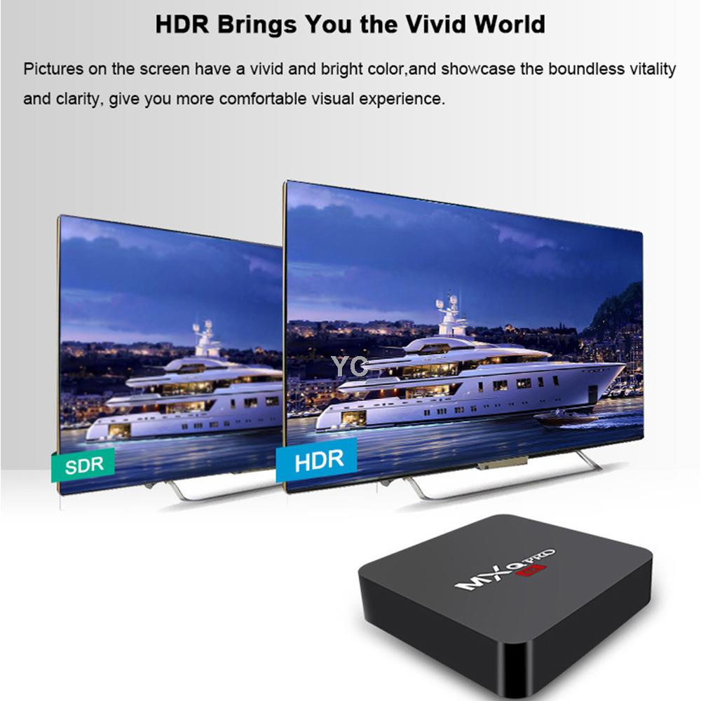 Hộp Thông Minh HD set-top box 4K 2.4G 8Gb / 128Gb WiFi Android 10.1 Và Phụ Kiện