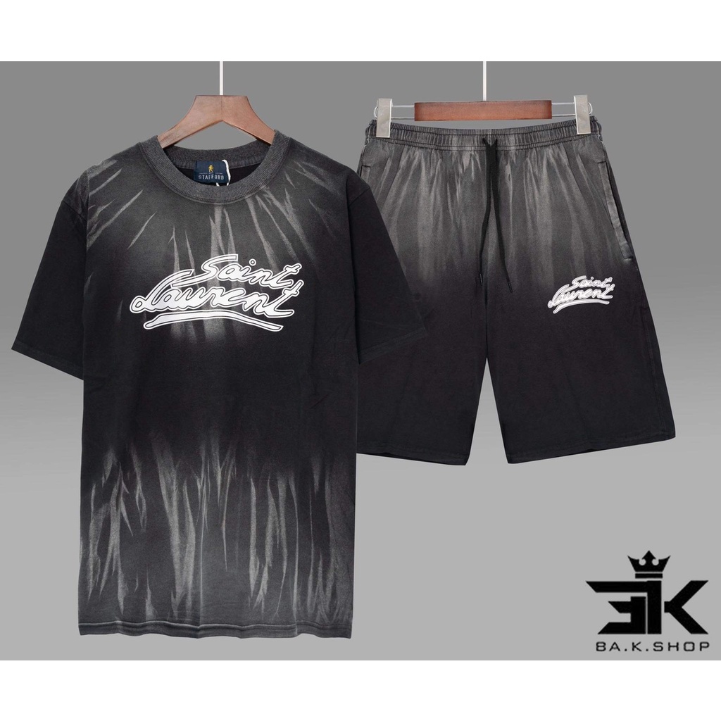 Đồ bộ nam - bộ thể thao nam thời trang cotton 100% loang sắc nét thấm hút mồ hôi thoáng mát