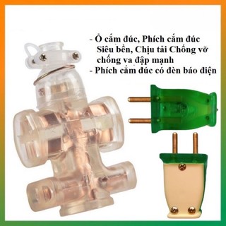 Ổ cắm, phít cắm đúc không vỡ siêu bền